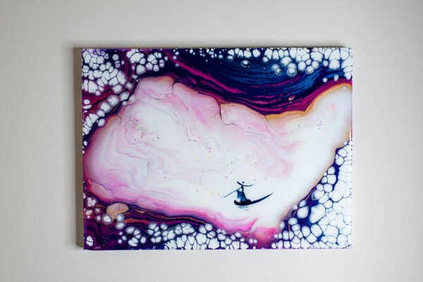 Original painting, UV glow, glow in the dark, glowing painting, RaDiKo.Art, Wall Art, Living Room Wall Art, Abstract painting, Modern art, artist Milton Keynes, fluid art, acrylic pour, Resin artwork, google search, FB Radostina Kostadinova, radiko uk