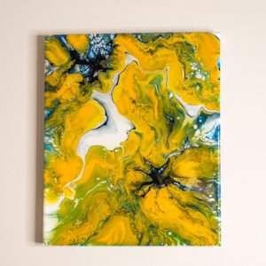 Original painting, UV glow, glow in the dark, glowing painting, RaDiKo.Art, Wall Art, Living Room Wall Art, Abstract painting, Modern art, artist Milton Keynes, fluid art, acrylic pour, Resin artwork, google search