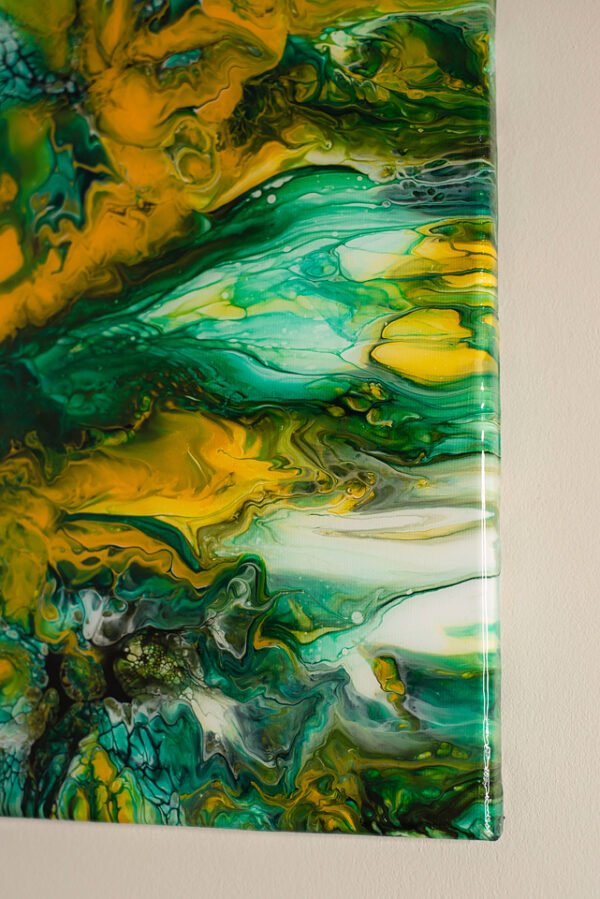 Original painting, UV glow, glow in the dark, glowing painting, RaDiKo.Art, Wall Art, Living Room Wall Art, Abstract painting, Modern art, artist Milton Keynes, fluid art, acrylic pour, Resin artwork, google search