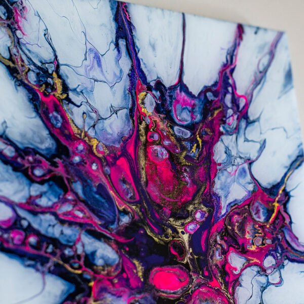 Original painting, UV glow, glow in the dark, glowing painting, RaDiKo.Art, Wall Art, Living Room Wall Art, Abstract painting, Modern art, artist Milton Keynes, fluid art, acrylic pour, Resin artwork, google search