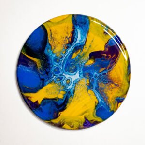RaDiKo.Art, home Art, coaster, uv glow, artist Milton Keynes, fluid art, acrylic pour, gift idea, google search, Radostina Kostadinova, radiko uk